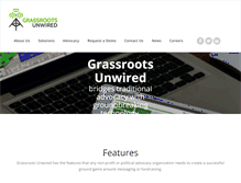 Tablet Screenshot of grassrootsunwired.com